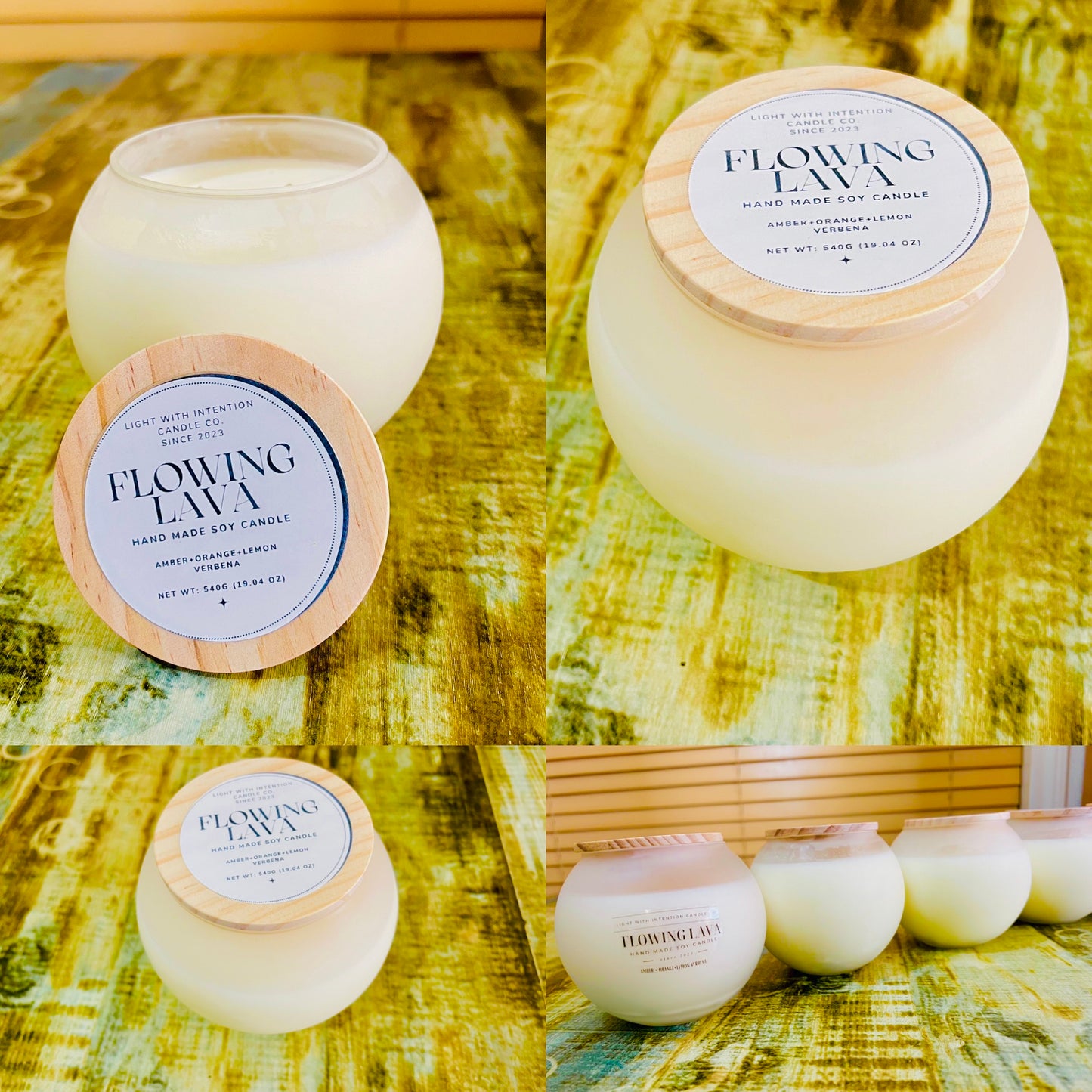 Flowing Lava Orb-Inspired by the scents of the tropical islands of Hawaii