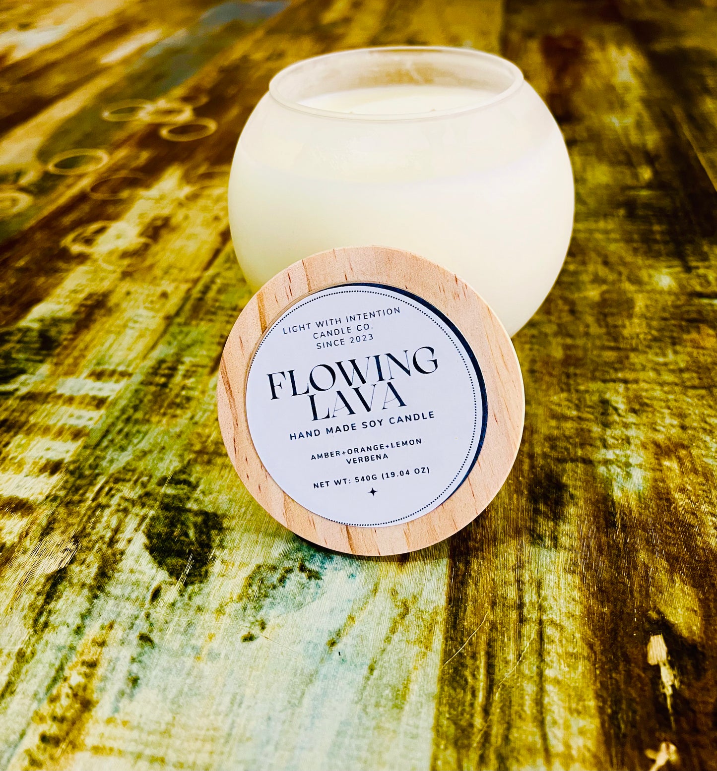 Flowing Lava Orb-Inspired by the scents of the tropical islands of Hawaii