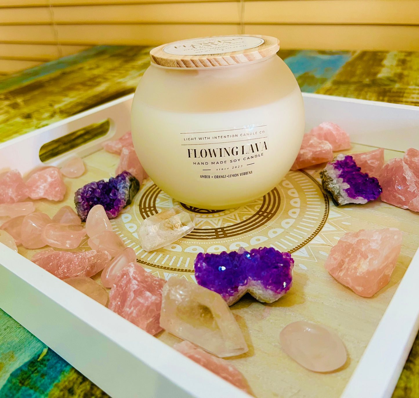 Flowing Lava Orb-Inspired by the scents of the tropical islands of Hawaii